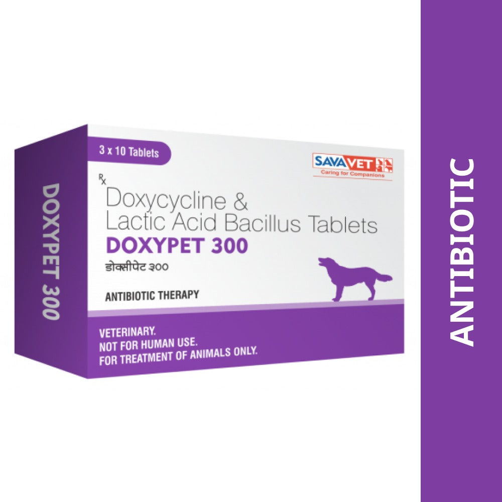 Savavet DOXYPET (Doxycycline & Lactic Acid Bacillus Tablets)