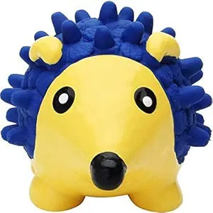 EE Toys Latex Squeaky Rubber Hedgehog Shape Dog Toy