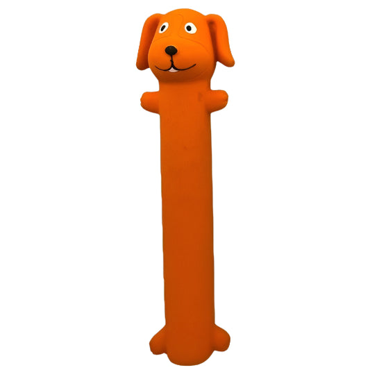 EEToys Squeaky Soft Long Orange Toy for Dogs