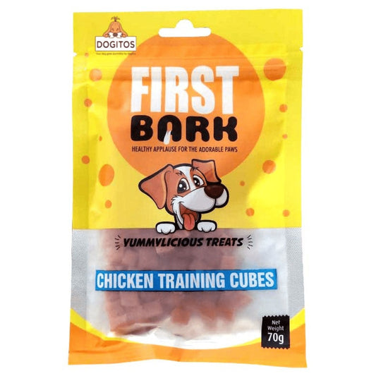 First Bark Chicken Training Cubes Dog Treats