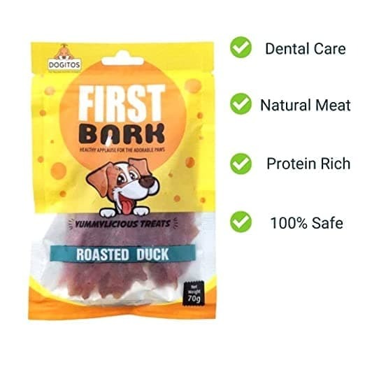 First Bark Roasted Duck Dog Treats