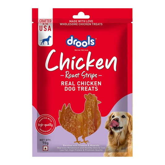 Drools Chicken Roast Strips Treats for Dogs