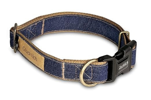 Glucklich Denim Collar for Dogs