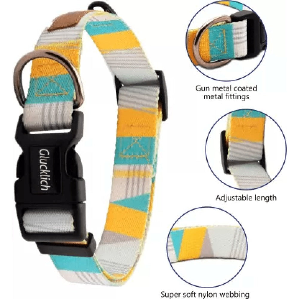 Glucklich Printed Collar for Dogs