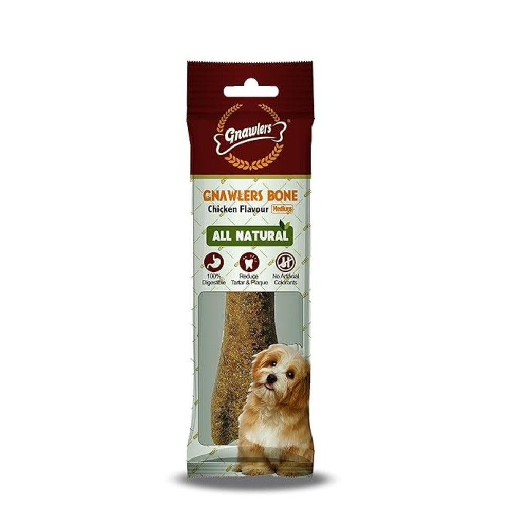 Gnawlers All Natural Chicken Flavour Chew Bone for Dogs