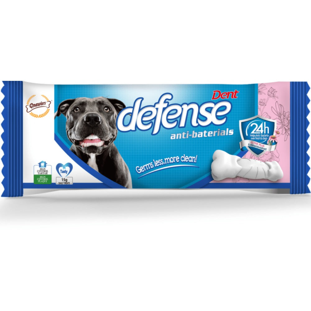 Gnawlers Defense Dent Dental Care Chew Bones For Dogs