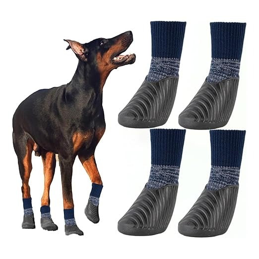 Holy Paws Socks cum Shoes with Silicone Base for Dogs