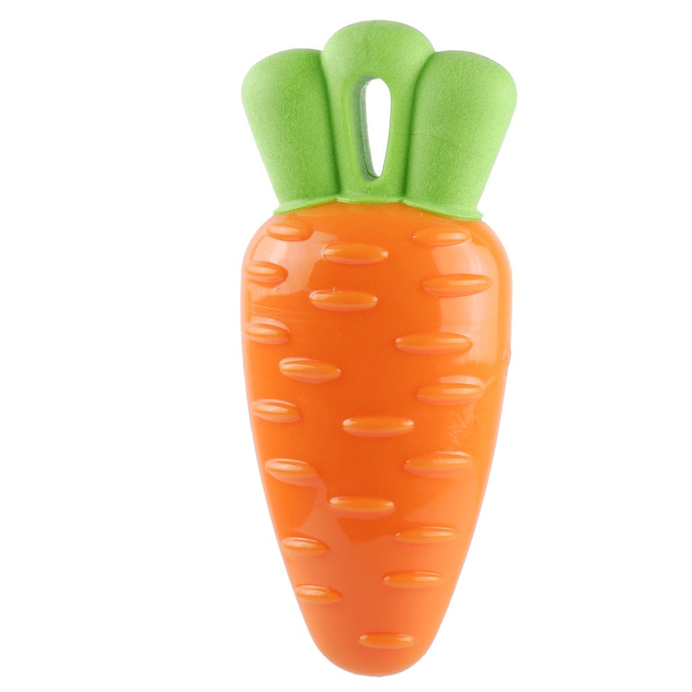 Holy Paws Veggie Bites Carrot Chew Toy for Dogs