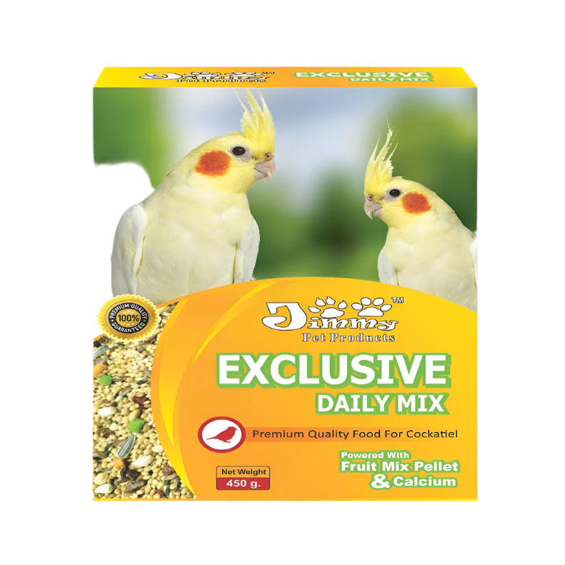 JiMMy Exclusive Daily Mix Bird Food for Cockatiel