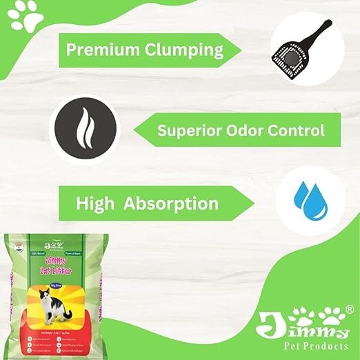 Jimmy Cat Litter Clumping Bentonite Standard Sand (Lemon)