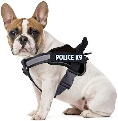 K9 Police Dog Harness with Reflective Loop