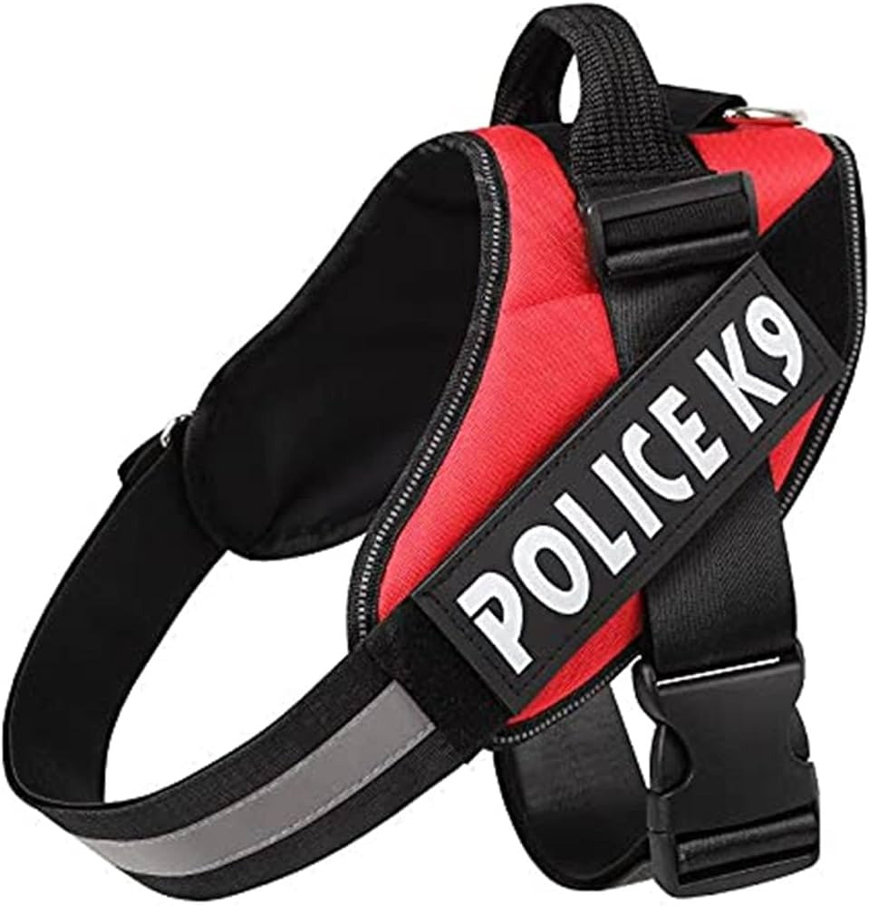 K9 Police Dog Harness with Reflective Loop