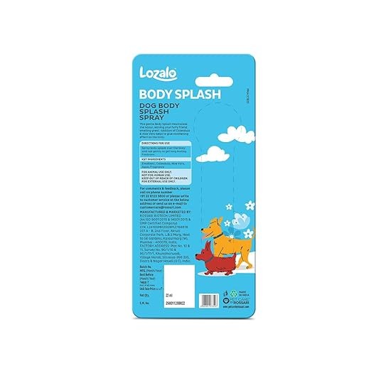 Lozalo Body Splash Spray for Dogs -22 ml