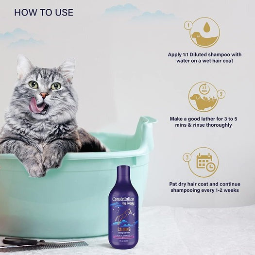 Lozalo Constellation Calming Lavender and Chamomile Shampoo for Cats