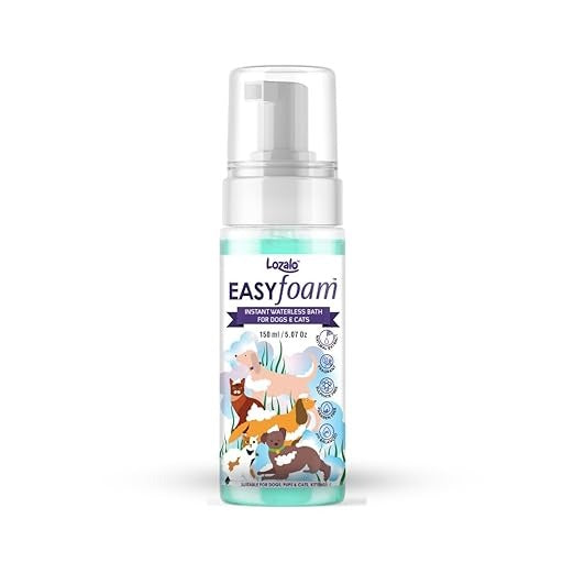 Lozalo Easy Foam Waterless Shampoo for Dogs
