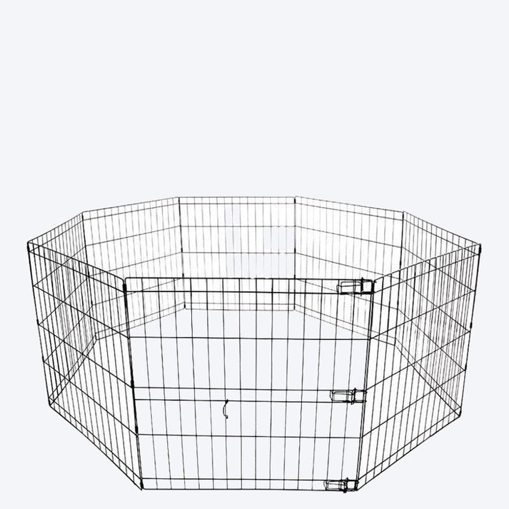 Foldable Pet Play Pen with Connectors