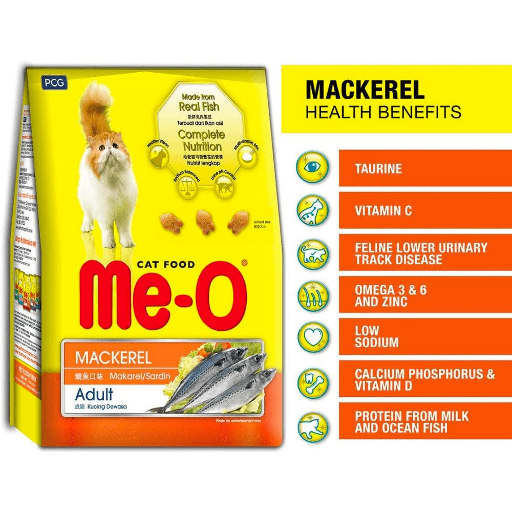 Me-O Mackerel Dry Adult Cat Food