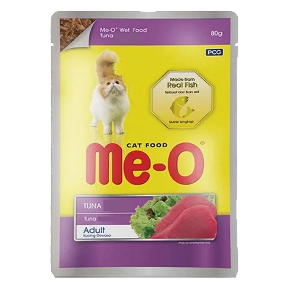 Me O Tuna Adult Cat Wet Food with Omega 3 & 6