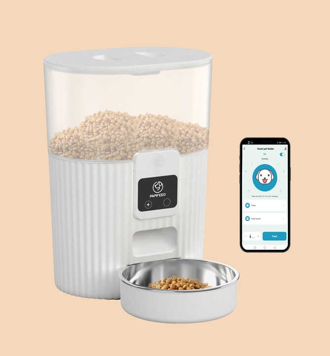 Papifeed Smart Pet Feeder 3.5L with WiFi-Controlled Food Dispenser for Cats and Dogs