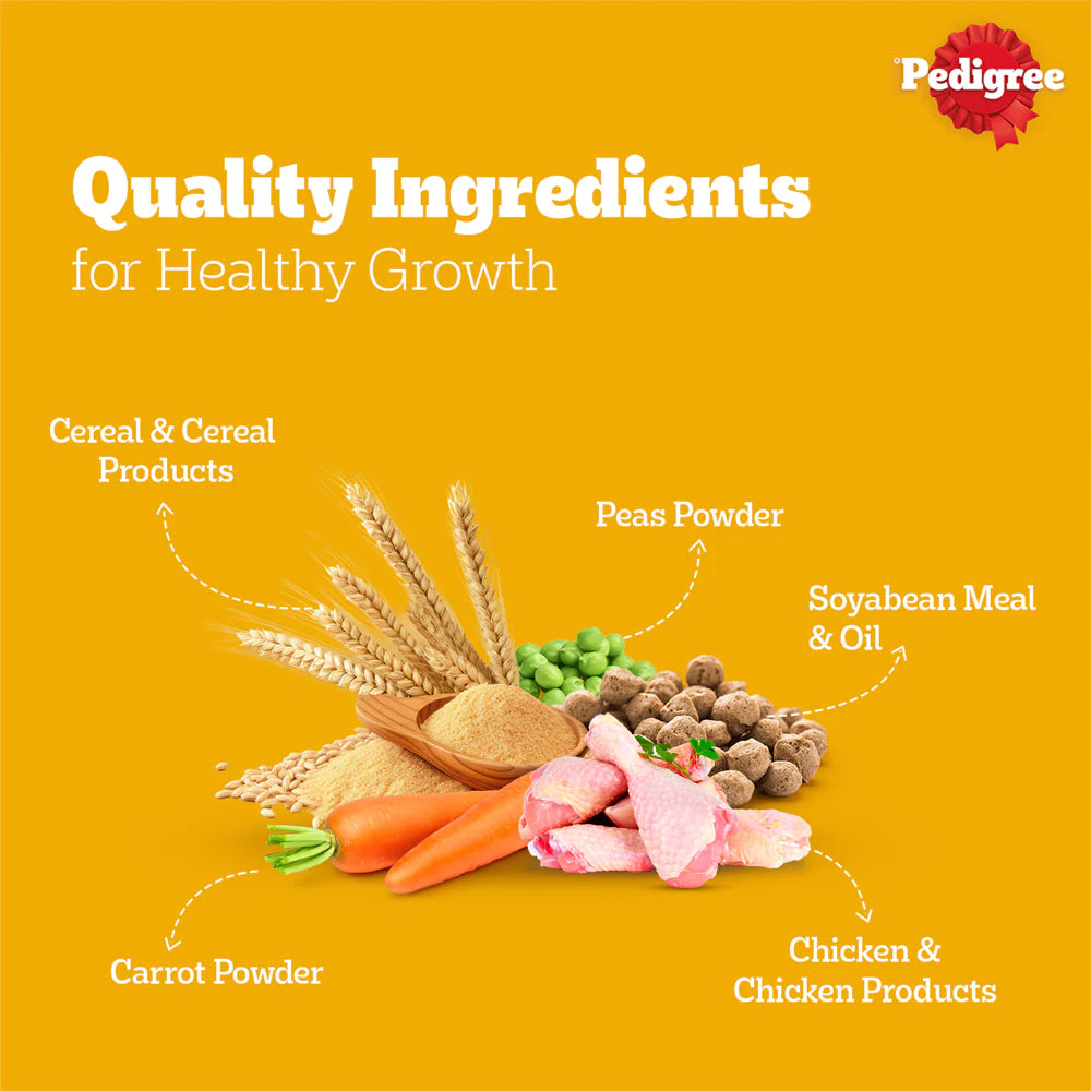 Pedigree Chicken & Vegetables Adult Dry Dog Food