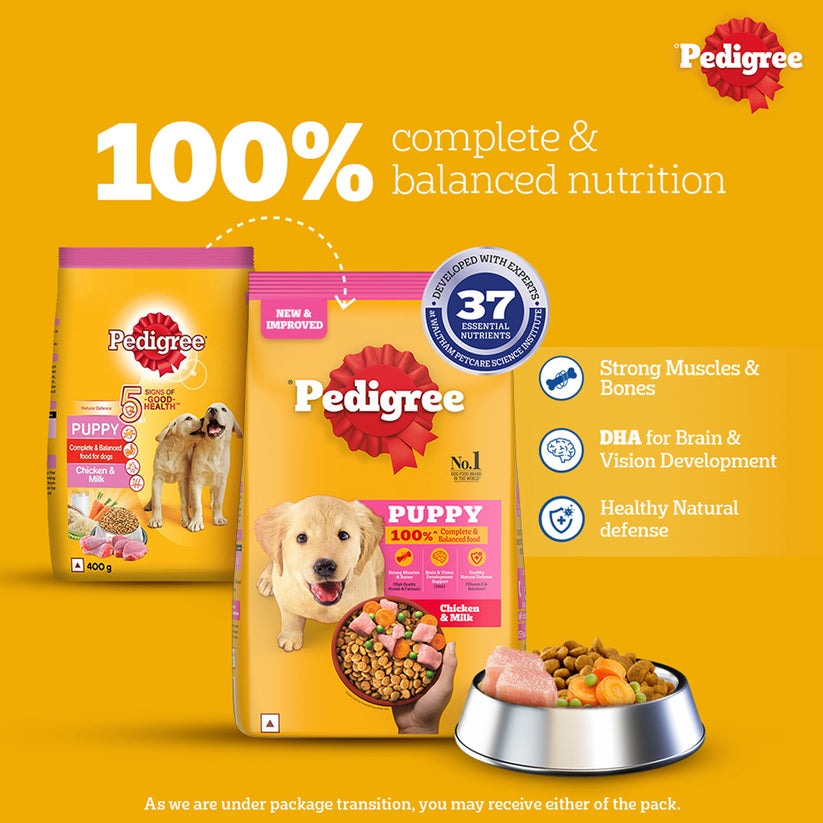 Pedigree Chicken and Milk Puppy Dry Food