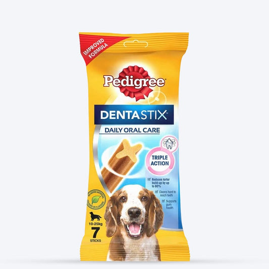 Pedigree Dentastix Dog Treat Weekly Pack For Medium Breed - 180 g