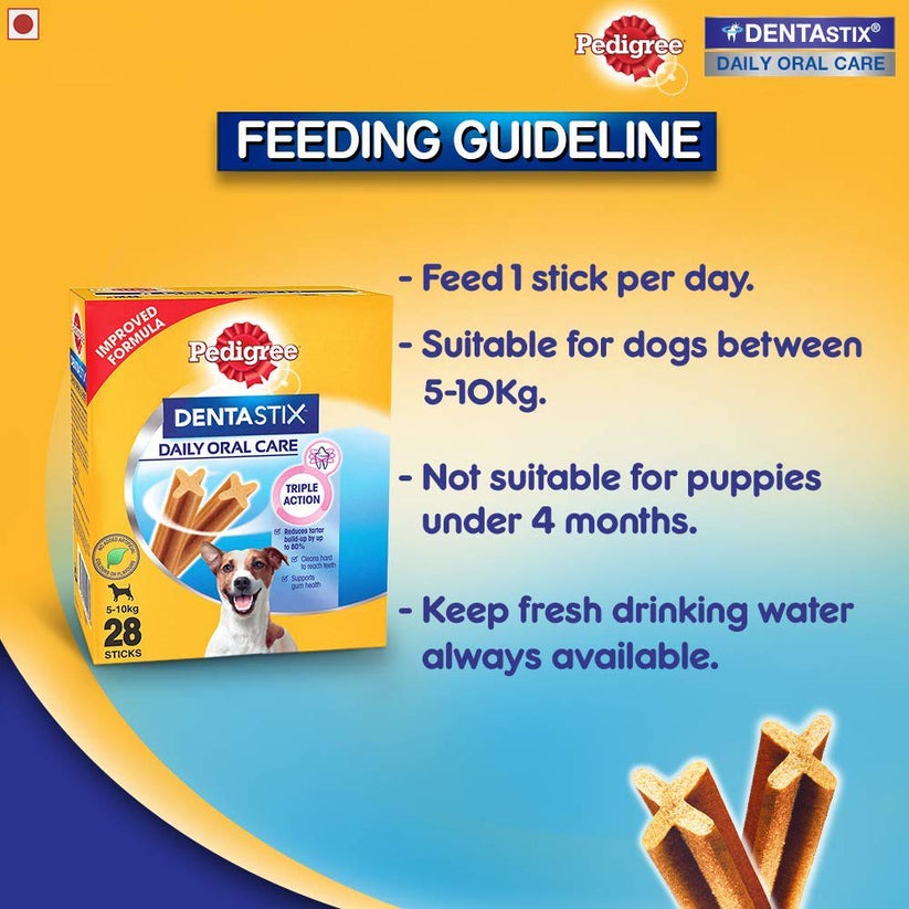 Pedigree Dentastix Dog Treat Weekly Pack For Medium Breed - 180 g