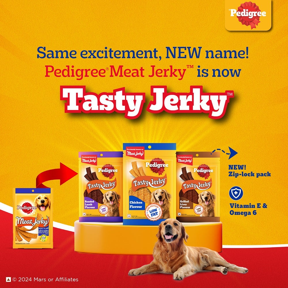 Pedigree Grilled Liver Tasty Jerky Dog Treat