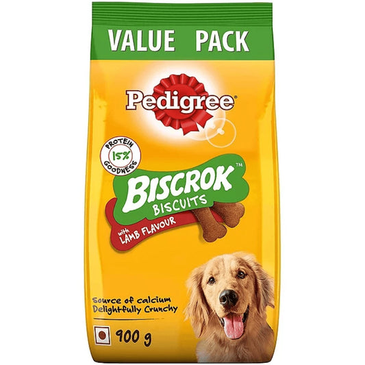 Pedigree Biscrok Biscuits Lamb Flavour Dog Treats