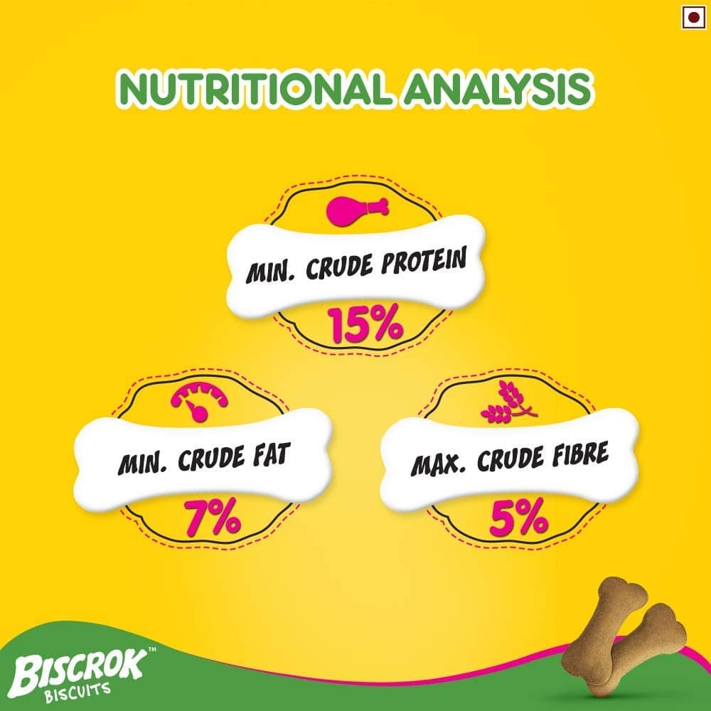 Pedigree Milk and Chicken Flavour Biscrok Biscuits Dog Treats