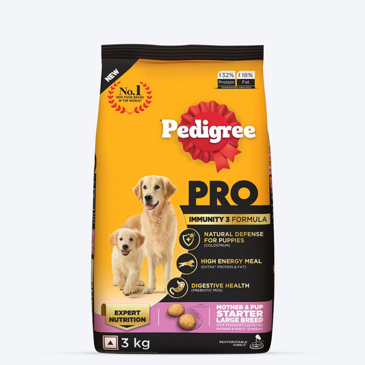 Pedigree PRO Expert Nutrition Lactating/Pregnant Mother & Puppy Starter (3-12 Weeks) Large Breed Dog Dry Food