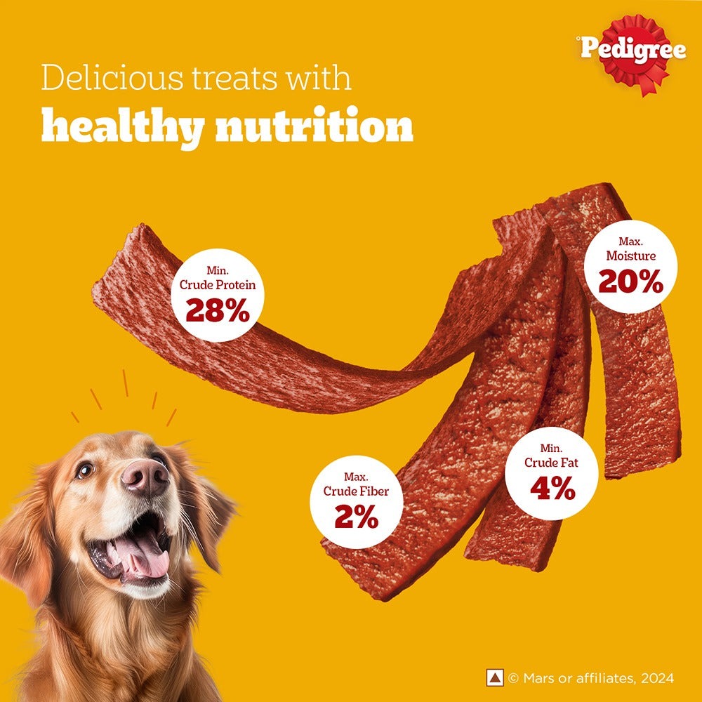 Pedigree Roasted Lamb Tasty Jerky Dog Treat