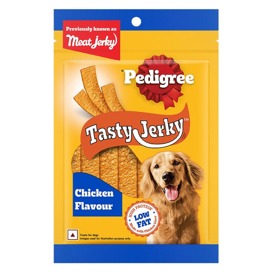 Pedigree Tasty Jerky Low Fat High Protein Chicken Flavour