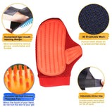 Pet Grooming Gloves/ Mittens with Net & Strap