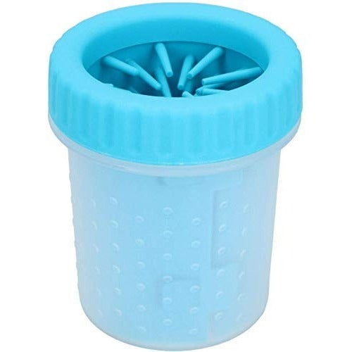 Portable Dog Paw Cleaner and Washer Cup with Soft Silicone Bristles for Quickly Cleaning Pets Muddy Feet