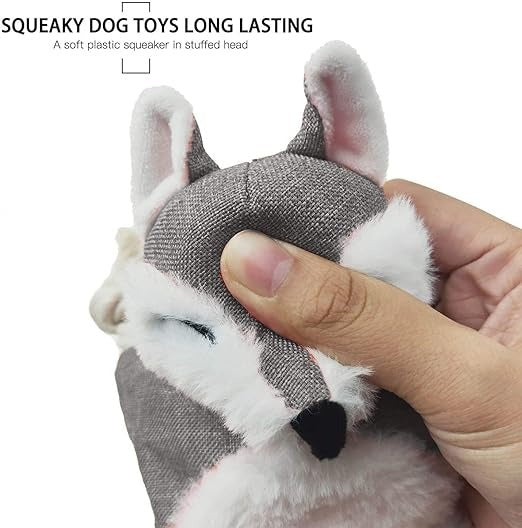 Plush Toy for Pets - Crackling Flat Squirrel