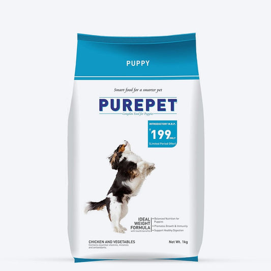 Purepet Chicken & Vegetables Dry Food For Puppy