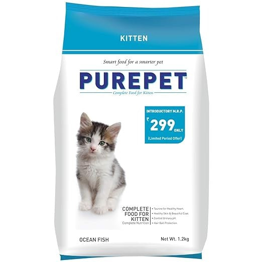 Purepet Ocean Fish Kitten Dry Food