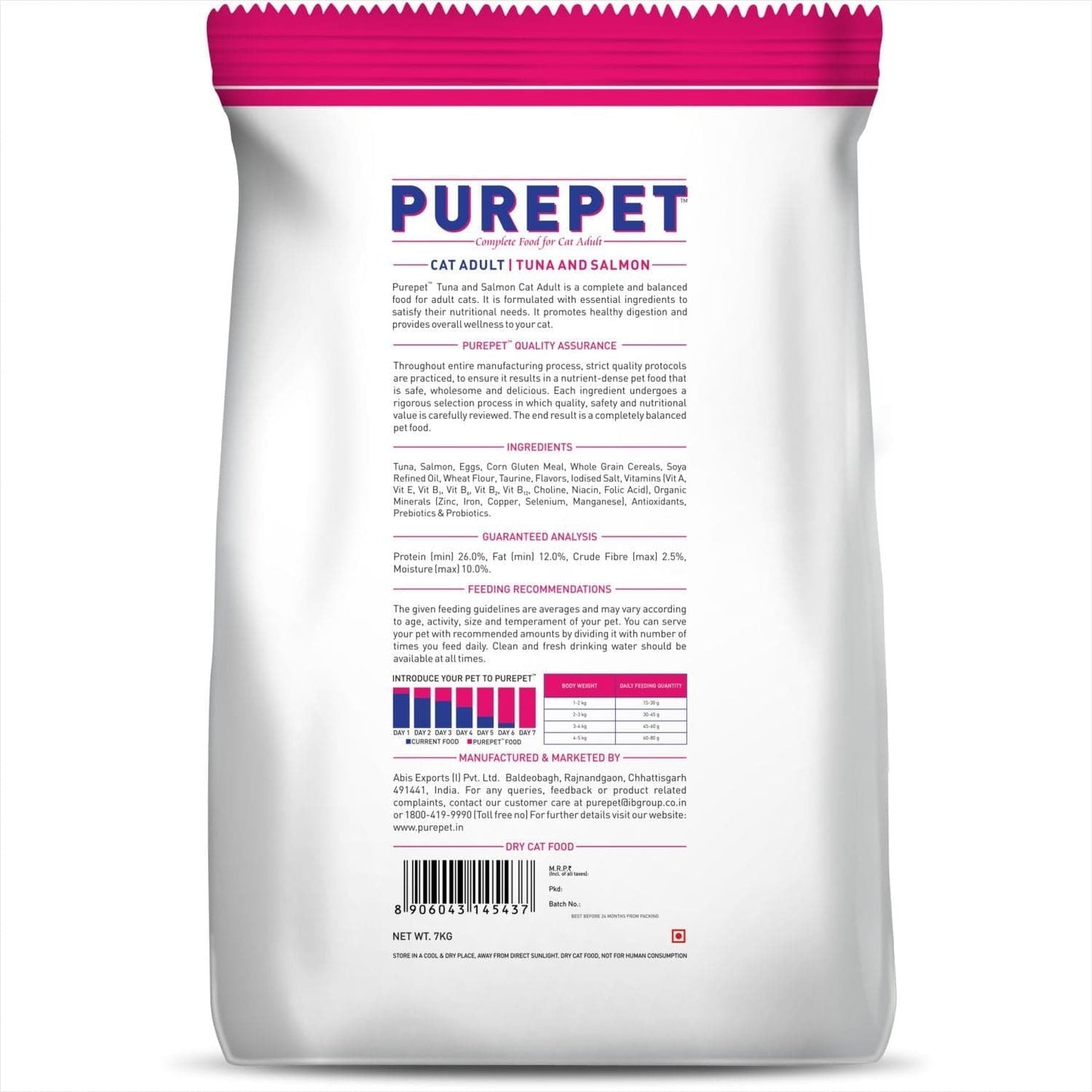 Purepet Tuna and Salmon Adult Cat Dry Food