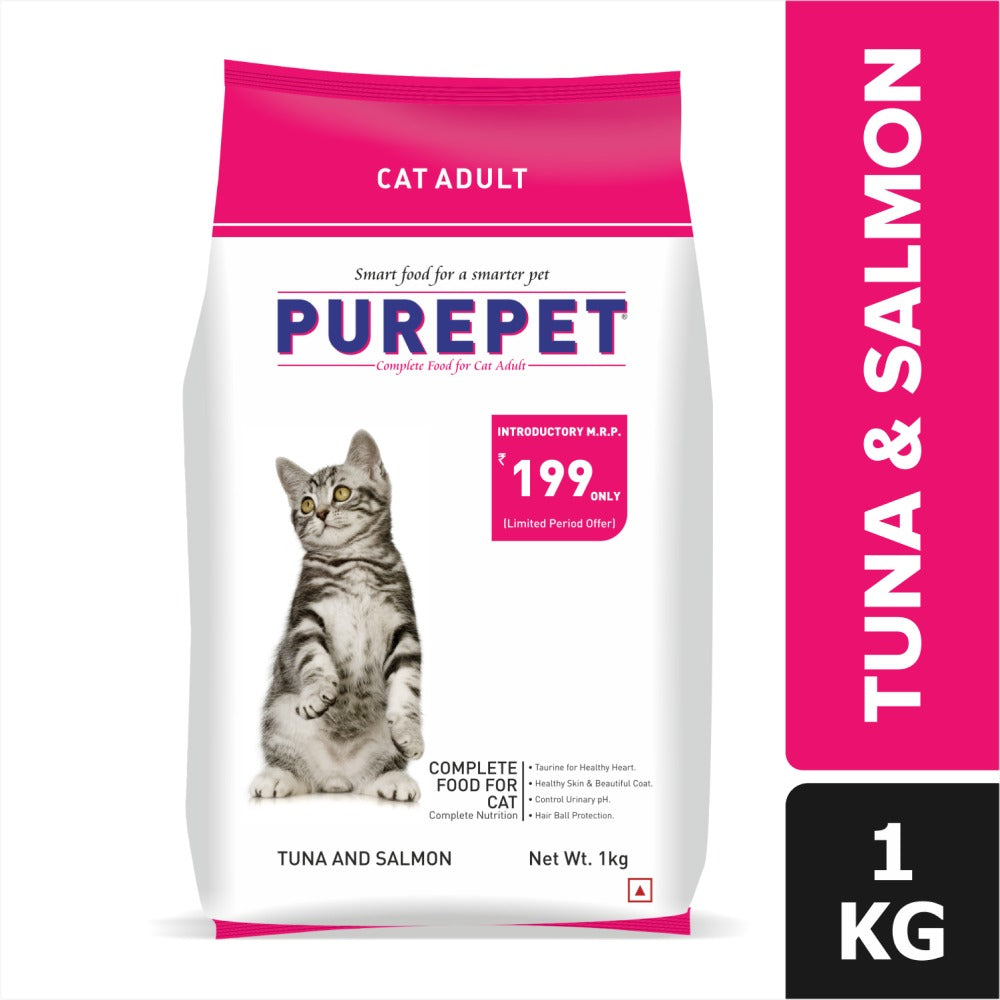 Purepet Tuna and Salmon Adult Cat Dry Food