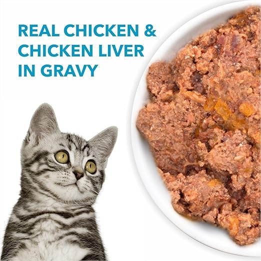 Purepet Wet Cat Adult Food Real Chicken And Chicken Liver in Gravy