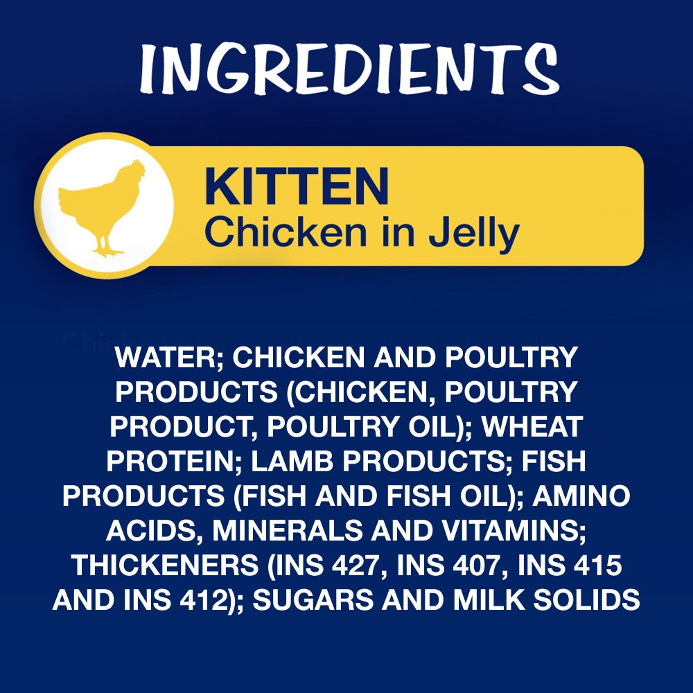 Purina Felix with Chicken in Jelly Kitten Wet Cat Food