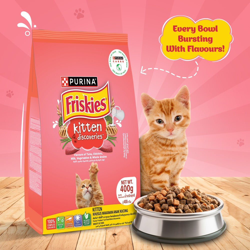 Purina Friskies Kitten Discoveries Dry Cat Food