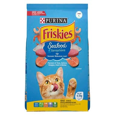 Purina Friskies Seafood Sensations Adult Dry Cat Food