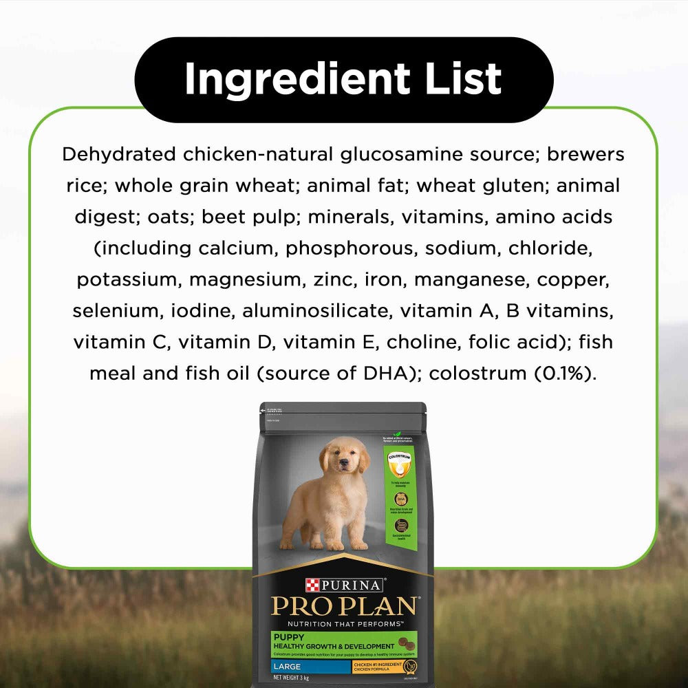 Purina Pro Plan Chicken Large Breed Puppy Dry Dog Food