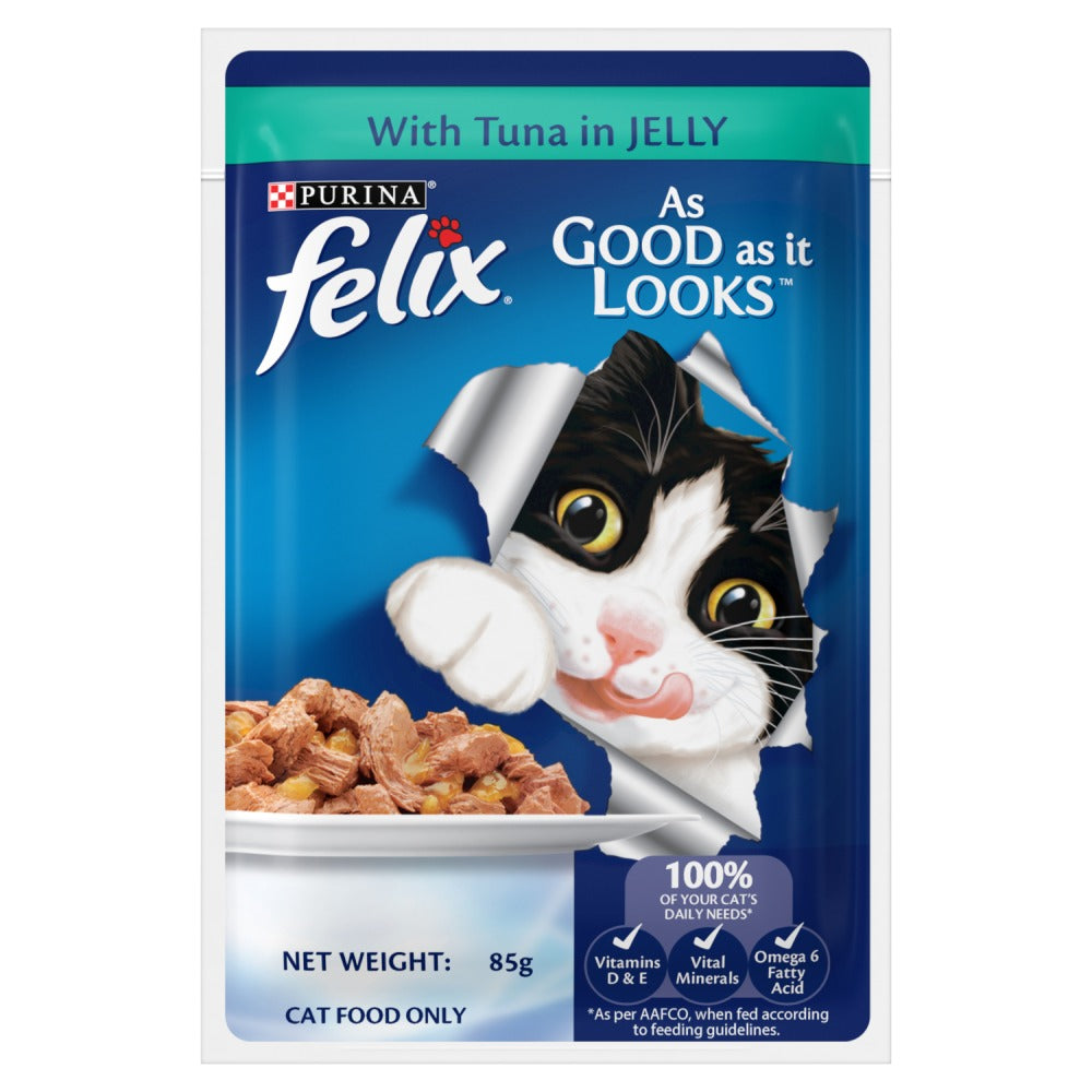 Purina Felix with Tuna in Jelly Adult Wet Cat Food
