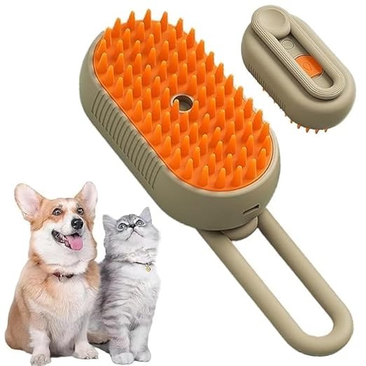 Rechargeable Steam Brush For Dogs and Cats