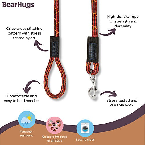 Rope Leash Nylon with Stitching