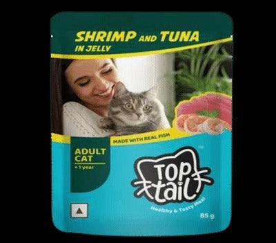 Toptail Adult Cat Gravy Wet Food - Shrimp and Tuna