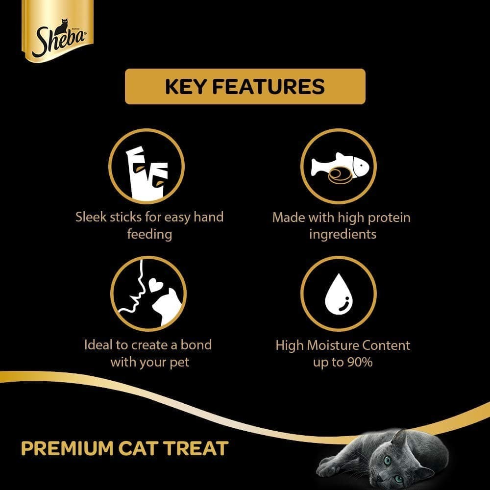 Sheba Chicken & Chicken Whitefish Sasami Selection Melty Premium Cat Treats